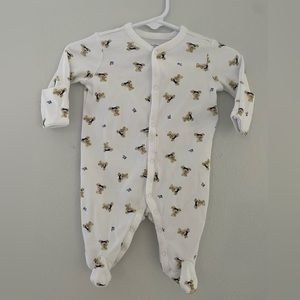 Ralph Lauren newborn boy pajamas, semi-new, lightly used